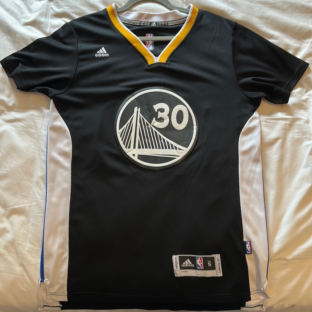 Adidas swingman Golden State Warriors Steph Curry #30 jersey t shirt